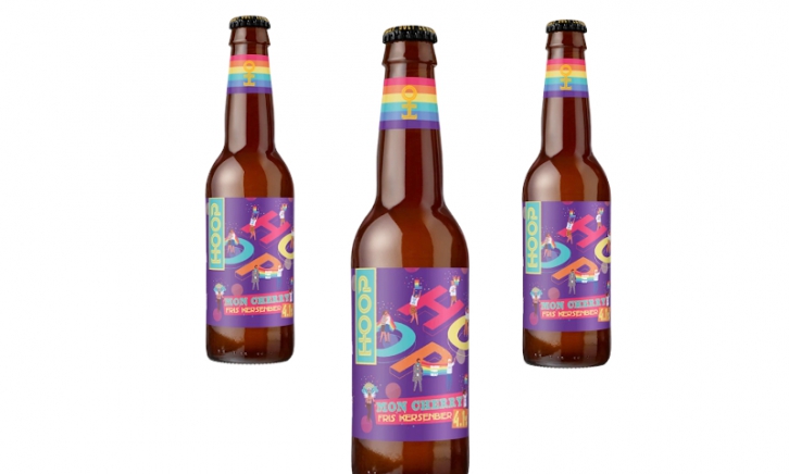 Hoop Mon Cherry bierflesjes